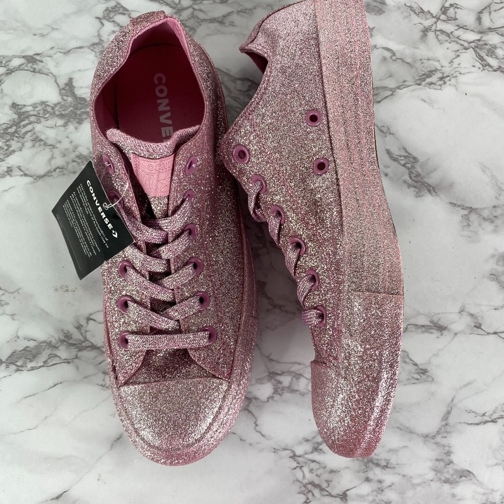 Converse Chuck Taylor Low Glitter Pink Sneaker